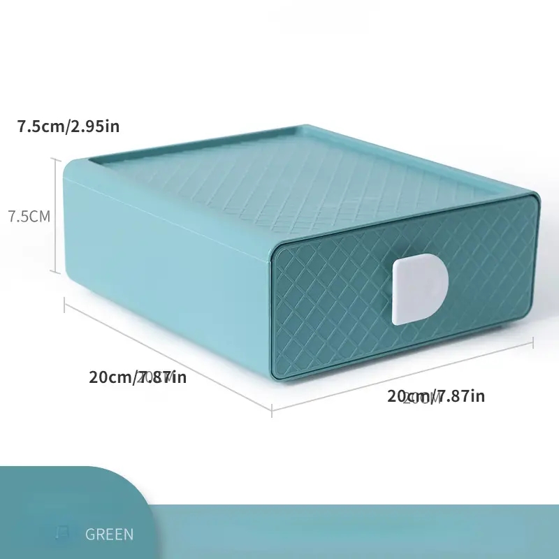 Desktop Juice Color Stackable Storage Box Office Drawer - Temu