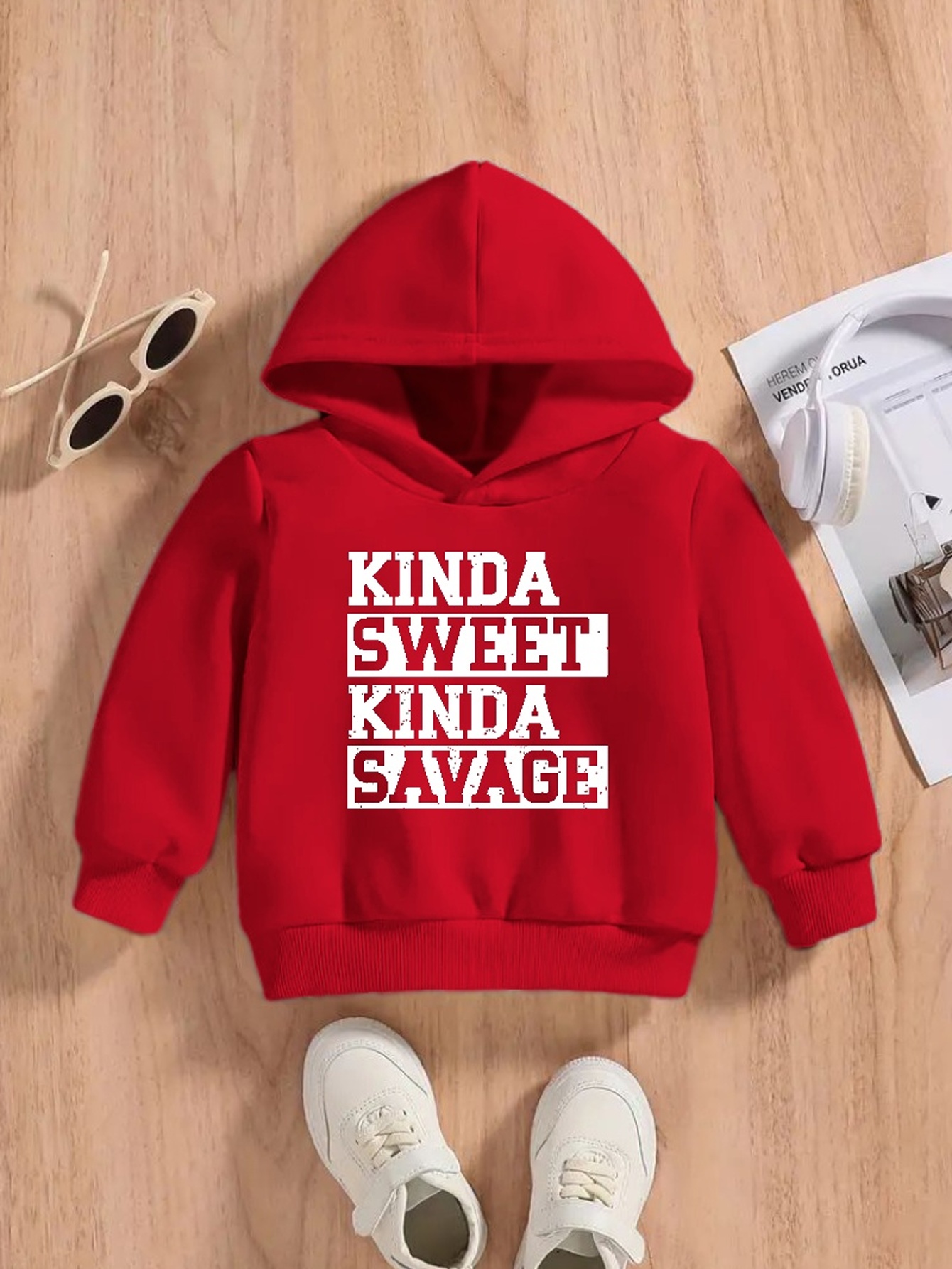 Kinda Sweet Kinda Savage Sudadera Capucha Linda Acogedora Temu Spain