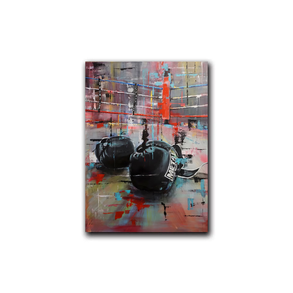 1pc Impression Sur Toile Moderne, Affiche D'art Mural En Toile De Gants De  Boxe, Peinture