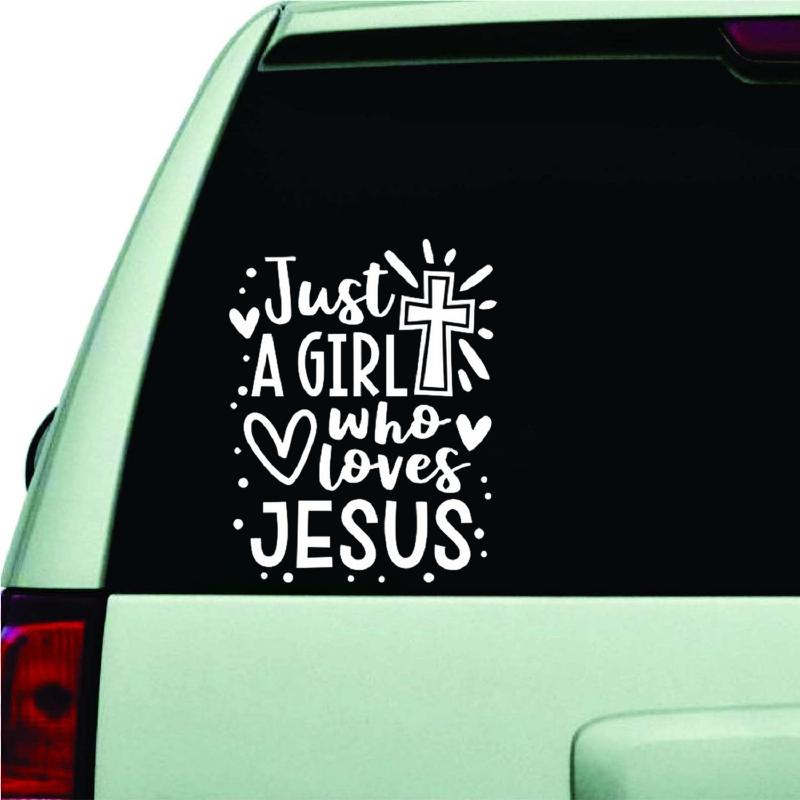 A Girl Loves Design Car Sticker Laptop Truck - Temu Austria