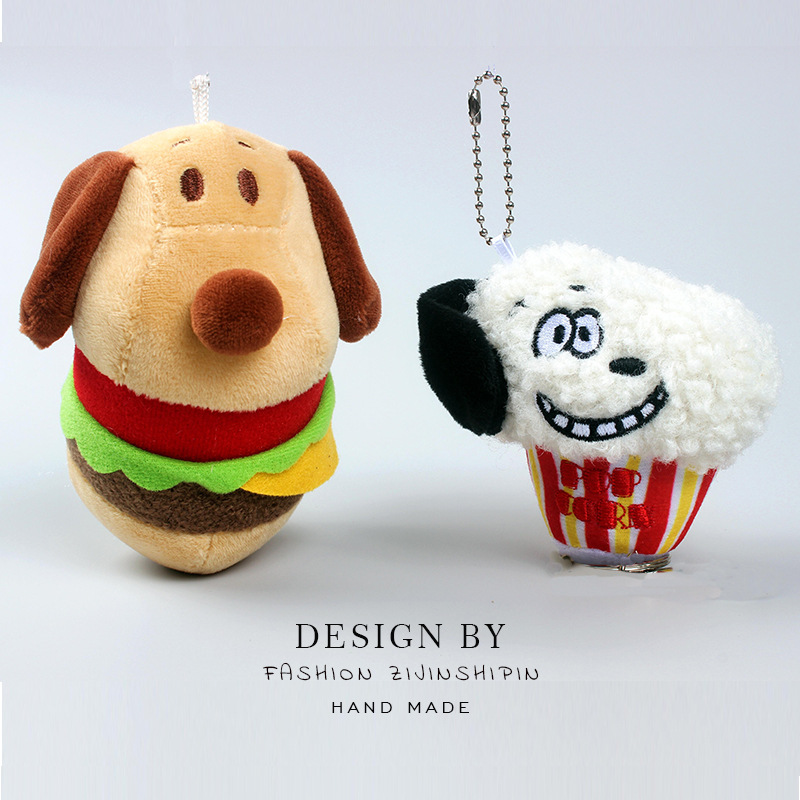 Cheese Hot Dog Plush Pendant Bag Pendant Cheese Hot Dog Cute - Temu