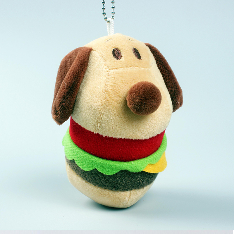 Cheese Hot Dog Plush Pendant Bag Pendant Cheese Hot Dog Cute - Temu