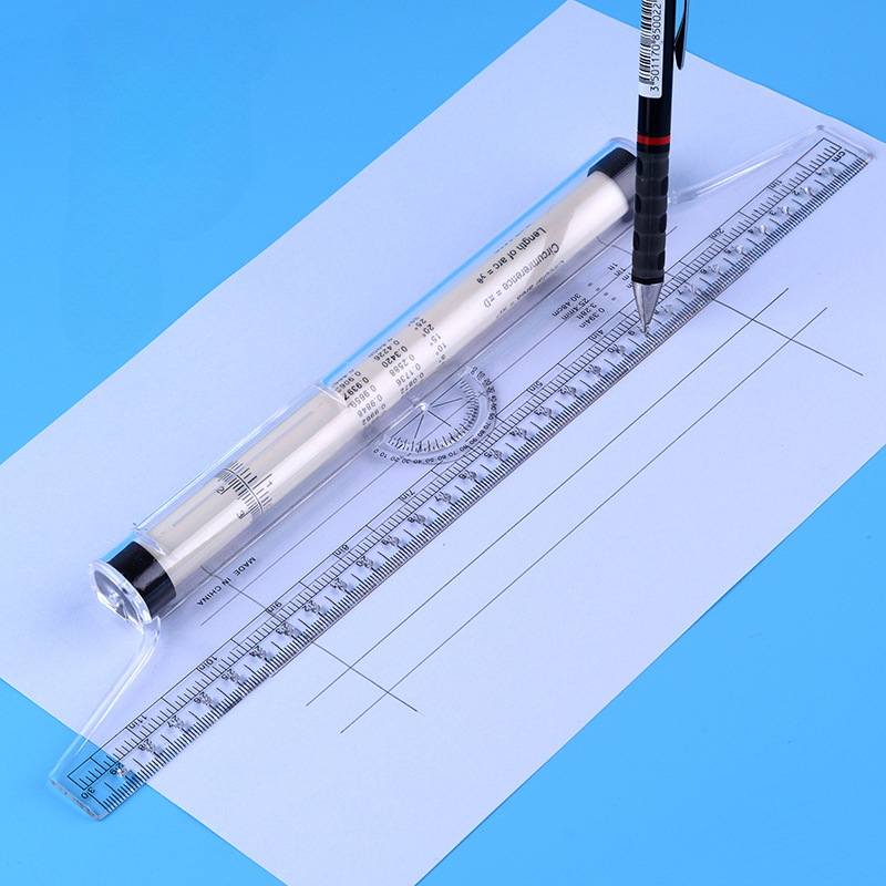 Angle Parallel Ruler Roller Ruler Balance Ruler Rolling - Temu