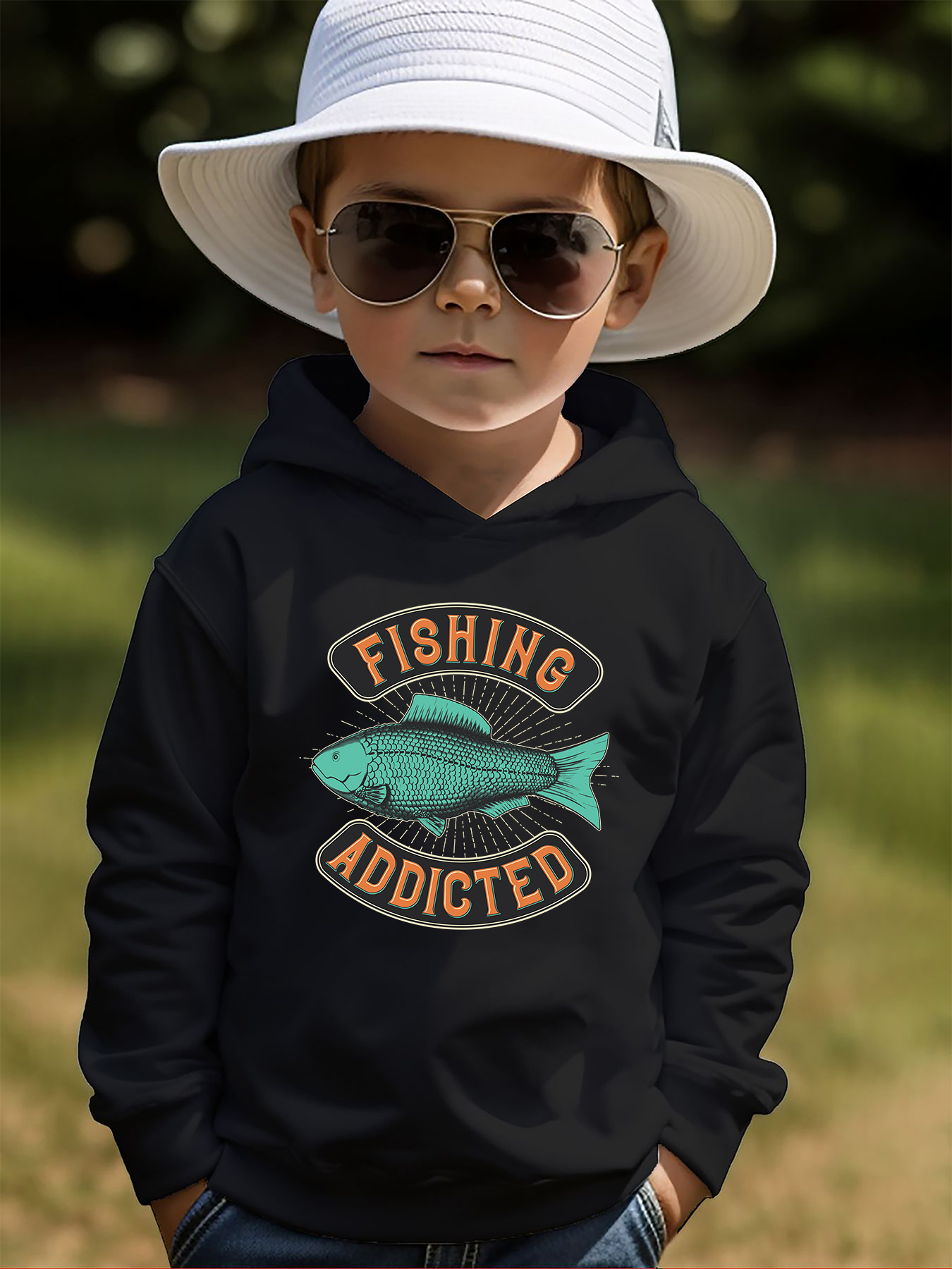 Kids Fishing Clothing & Hoodies, Youth Pike Sweatshirts