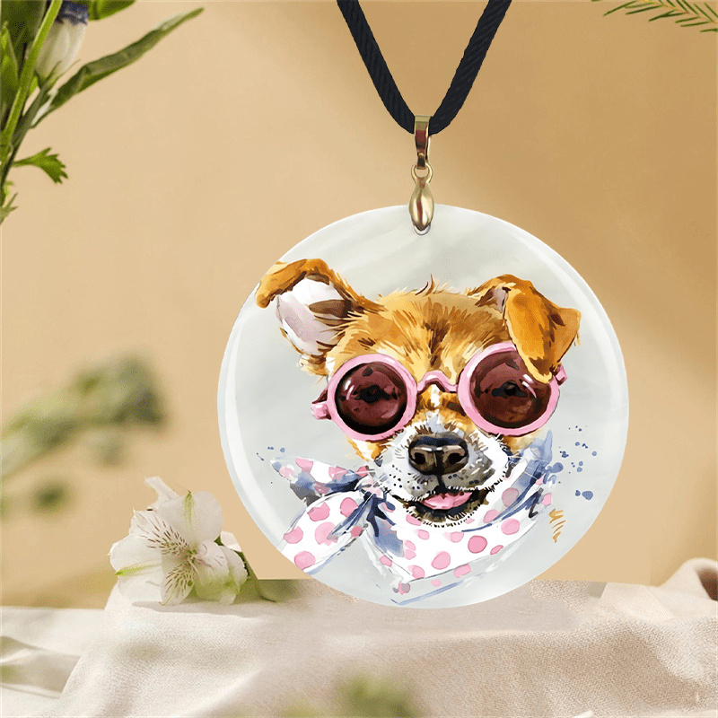 Chihuahua Dog Pet Cute Necklace Pendant Brown Jewelry Girls Gift