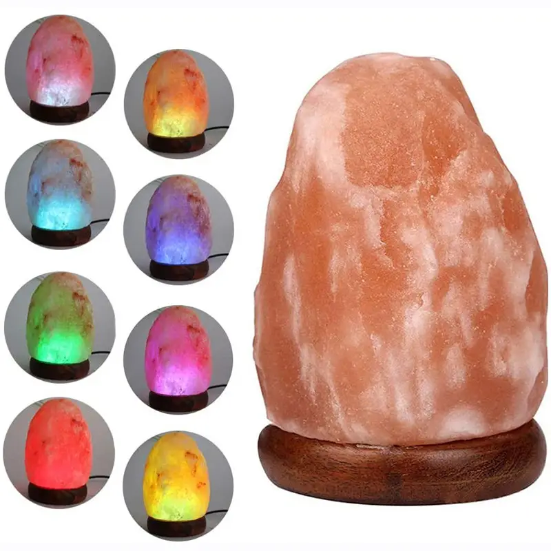 Shining kapre Faktisk Himalayan Crystal Salt Lamp, Usb Natural Color Led Colorful Warm White Led Mineral  Salt Lamp, For Home Decoration Living Room, Christmas Halloween Gift,  Office Table Accessories, Camping, Party, Birthday - Temu
