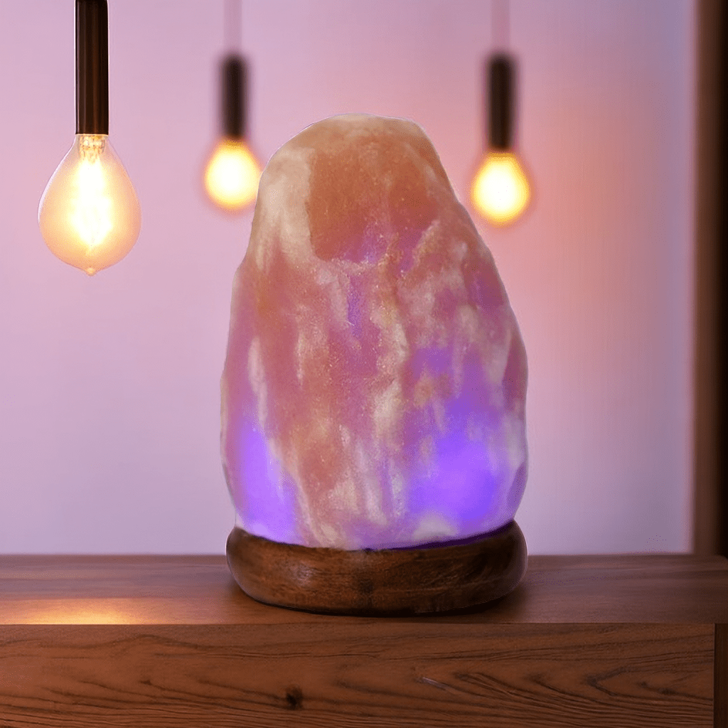 Lampe en cristal de sel himalayen de Boutique Home 