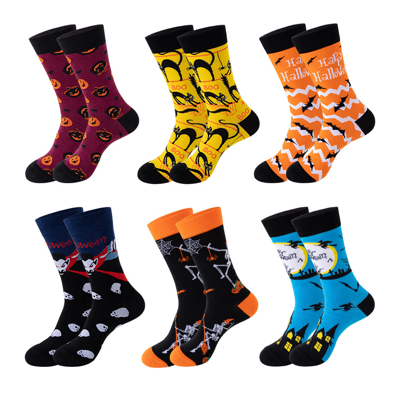 Halloween Poster Sublimated Socks