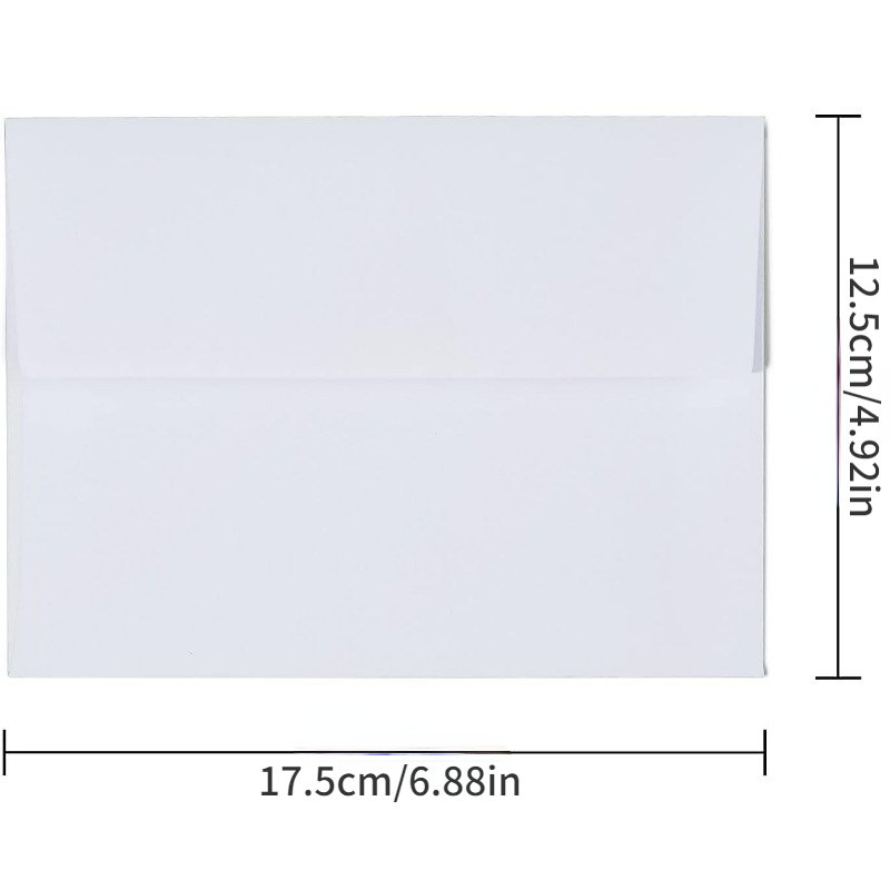 A7 White Envelopes 5x7 Envelopes Printable Quick Self Seal - Temu