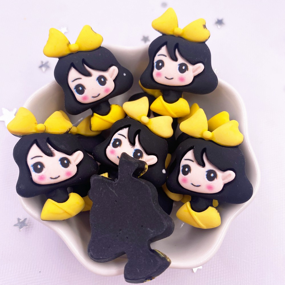 Diy Bow Decor Accessories Crafts resin Colorful Mini Cartoon - Temu