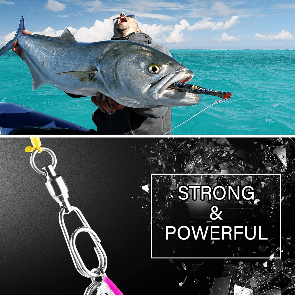High Strength Fishing Swivel Steel Stainless Connector Ball - Temu