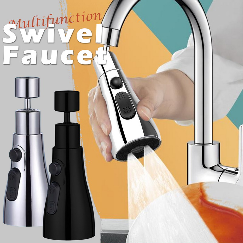 Acheter Fixation de pulvérisateur de robinet d'évier de cuisine, tête de  buse d'aérateur de robinet multifonction, Extension de pulvérisateur de  robinet d'eau rotative
