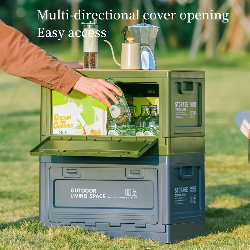 Outdoor-Camping-Picknick-Aufbewahrungsbox, faltbare  Auto-Backup-Aufbewahrungsbox, multifunktionale Kunststoffbox