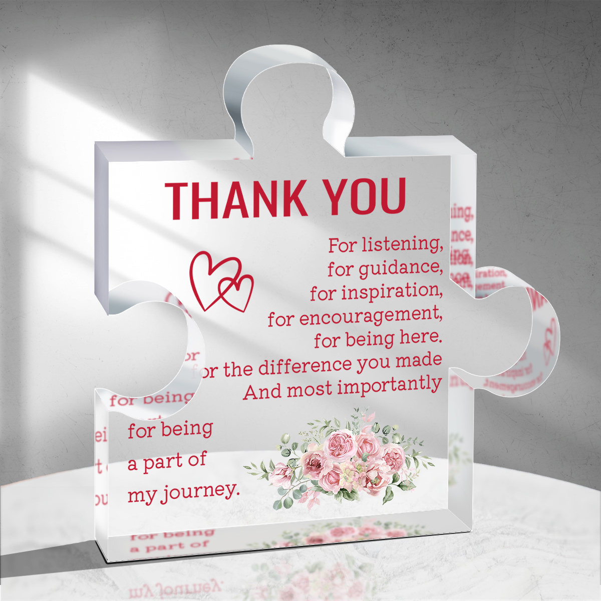 Acrylic Puzzle Plaque thank You Mom Gifts From Daughter For - Temu