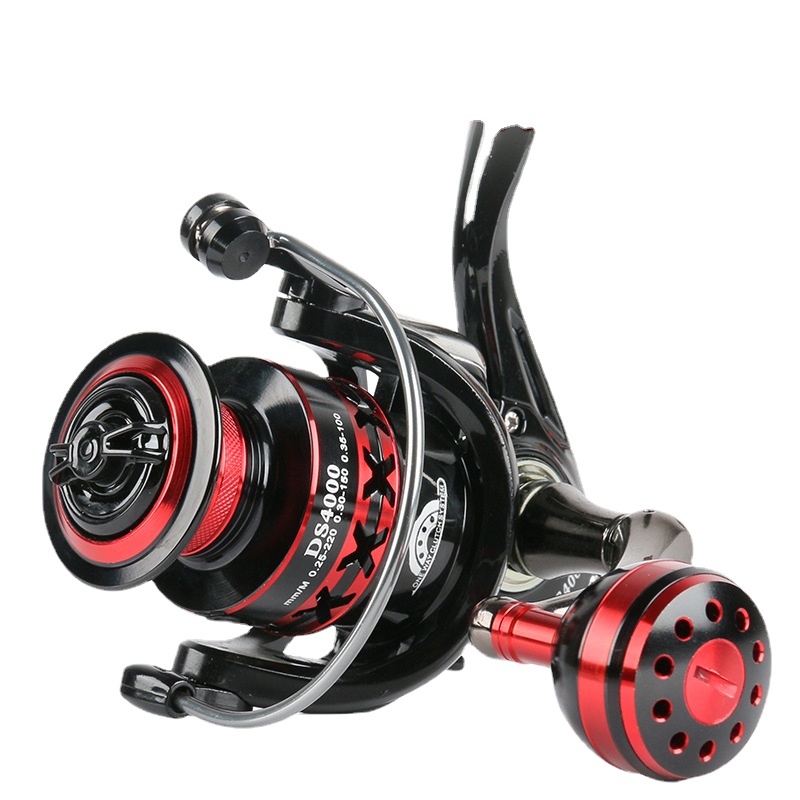  Maraehan Jackgold Fishing Reel,Open Face Fishing Reel,Ultra  Smooth Powerful Spinning Reel with 5.2:1 Gear Ratio,CNC Alloy Wire  Cup,Reversible Handle for Freshwater Saltwater (HB1000),red : Sports &  Outdoors