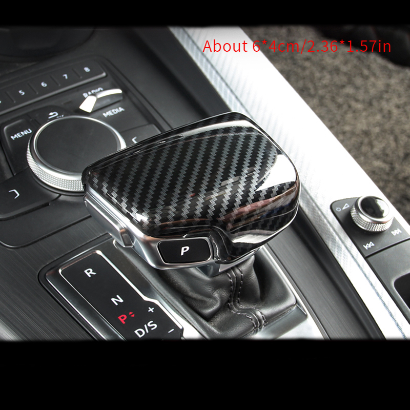 OYDDL Autocollant en fibre de carbone 93 mm pour volant Compatible avec  Audi A3 A4 A5 A6 A7 Q3 Q5 Accessoires - Noir