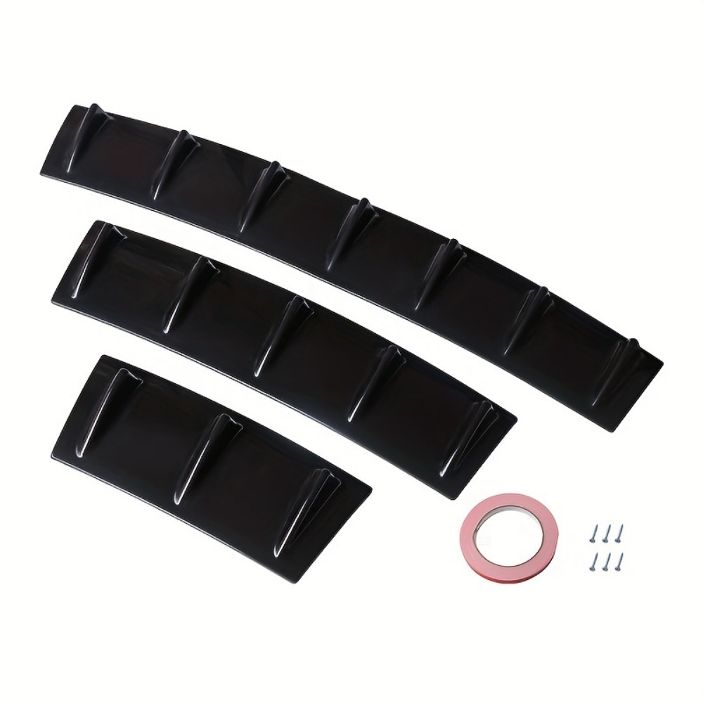 Universal ABS Rear Bumper Lip Spoiler Diffuser Shark Style