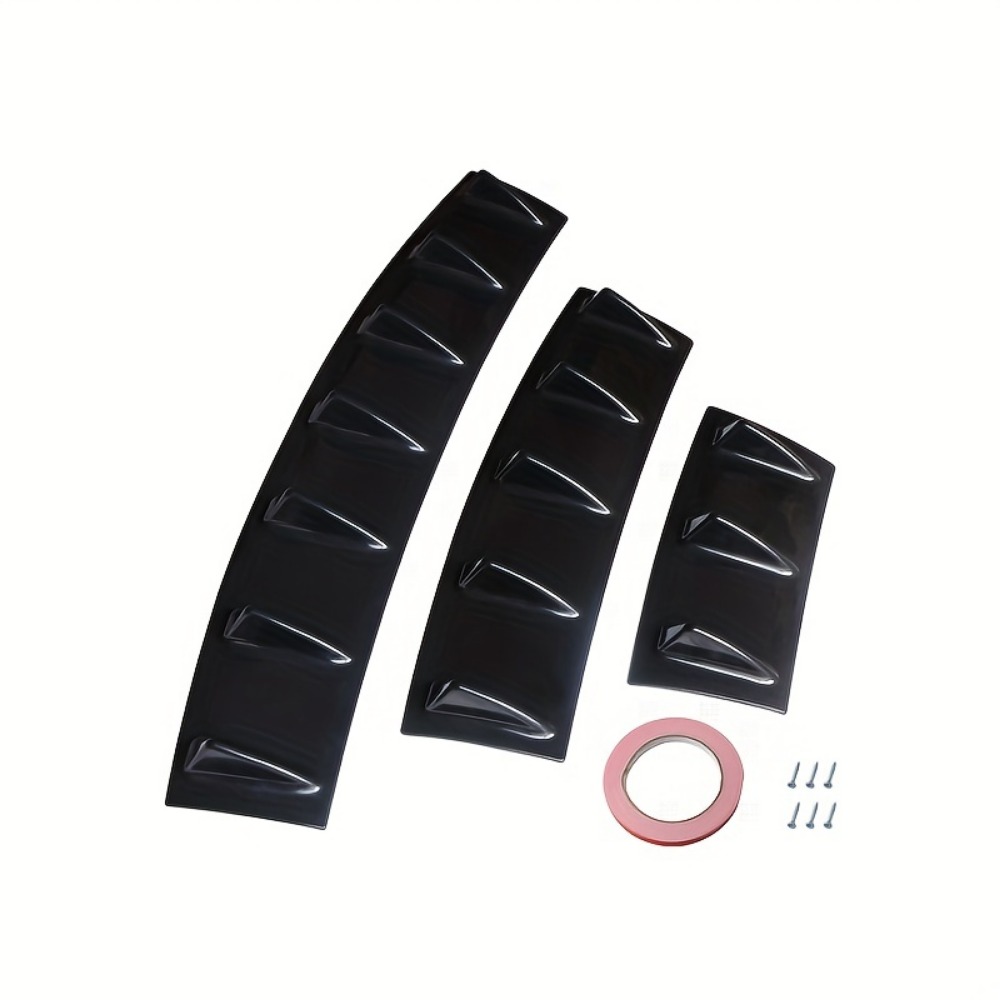 Universal ABS Rear Bumper Lip Spoiler Diffuser Shark Style
