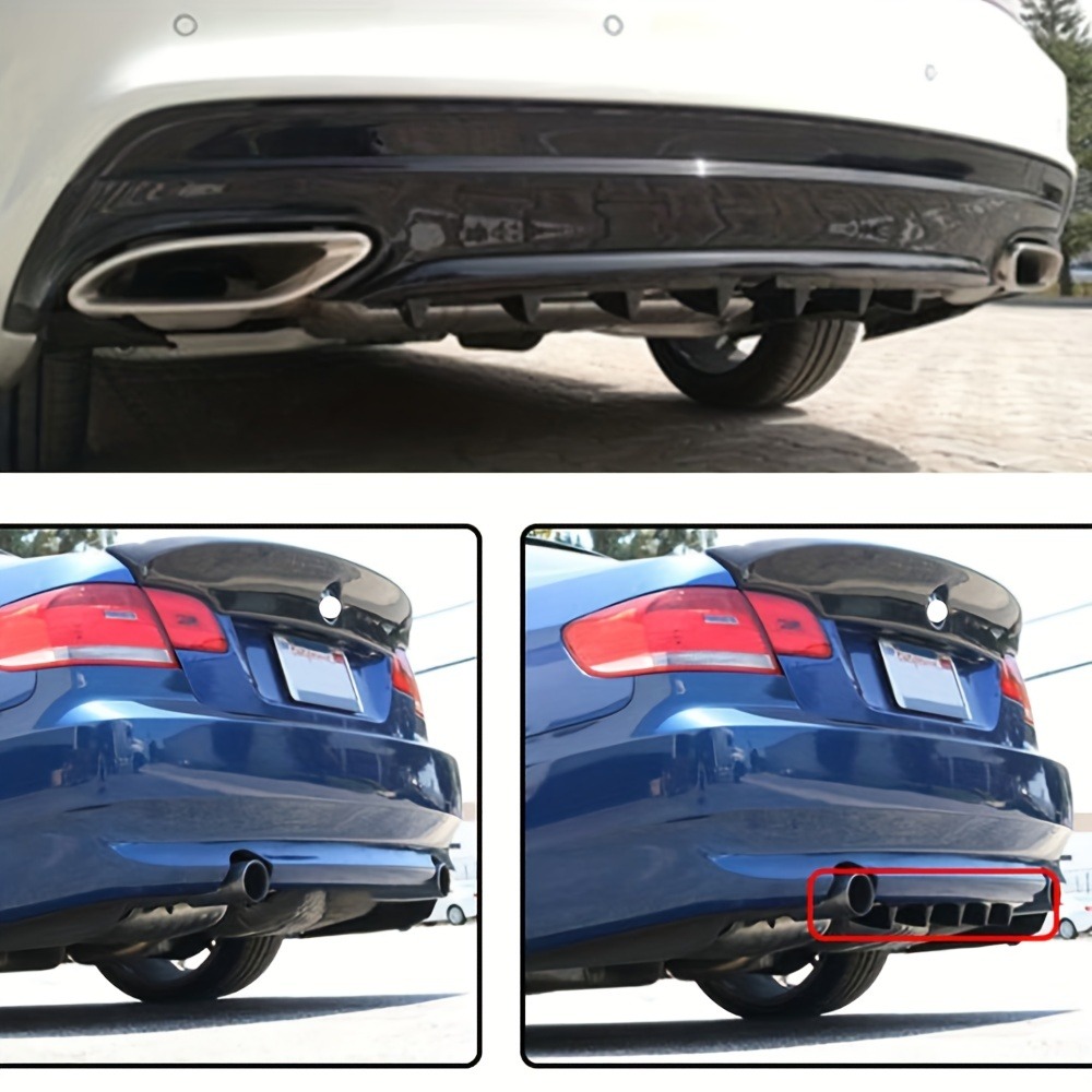 Universal ABS Rear Bumper Lip Spoiler Diffuser Shark Style