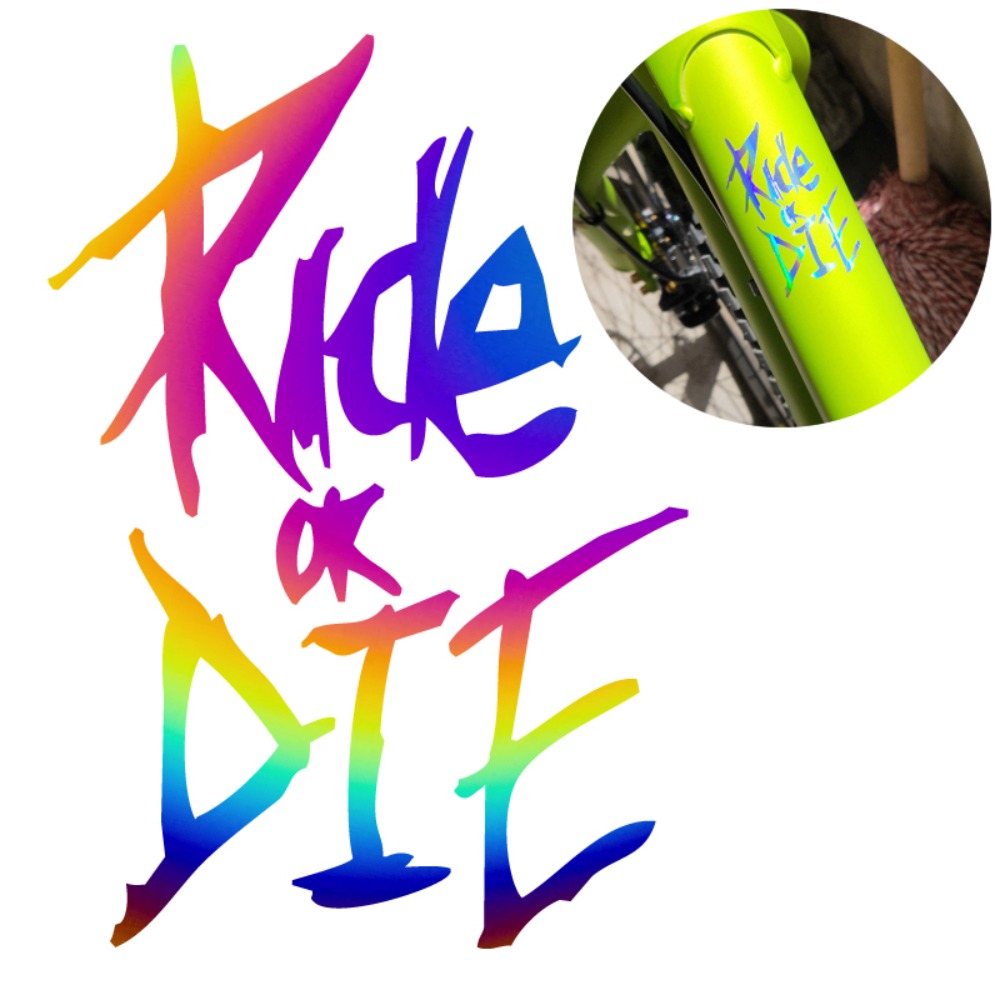 

Ride Or Die Reflective Sticker For Car Motocycle Bicycle Waterproof Vinyl Decal