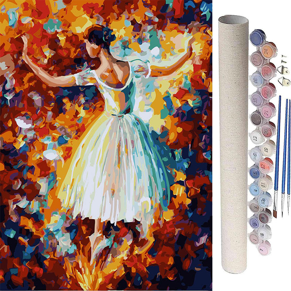 Kits Pintura Números Adultos Lienzo Pintura Números Adultos - Temu