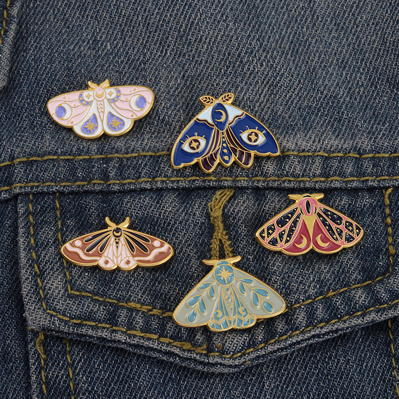 Colorful Butterfly And Moth Brooch For Men Creative Pins For - Temu