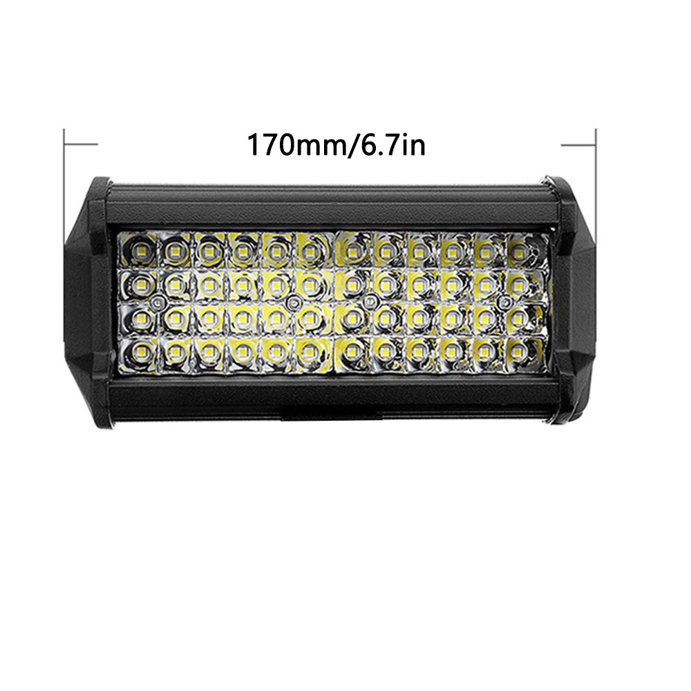 144w 48led Barra Luz Led Automóvil Foco Vehículos Terreno - Temu