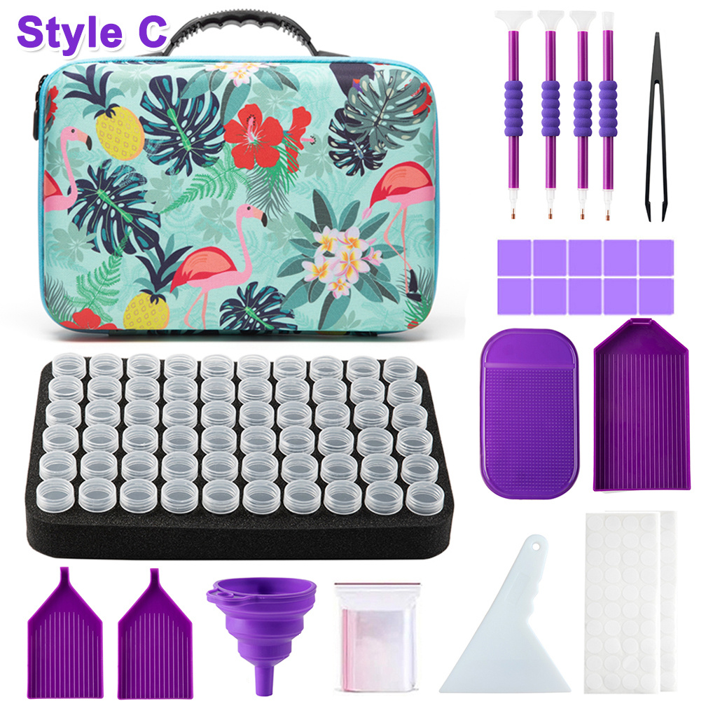 1 Set, 60 Slots DIY Diamond Painting Storage Containers, Upgraded  Accessories And Tools Pen Tray, Tools Organizer, Shockproof Diamond Art  Storage Case