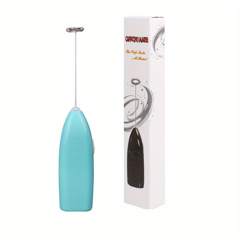 1pc Milk Frother, Coffee Foamer, Household Electric Milk Frother Machine,  Battery-powered Handheld Whisk