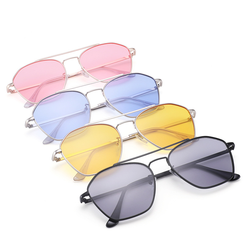 Party Unisex Aviator Dual Colour Sunglasses