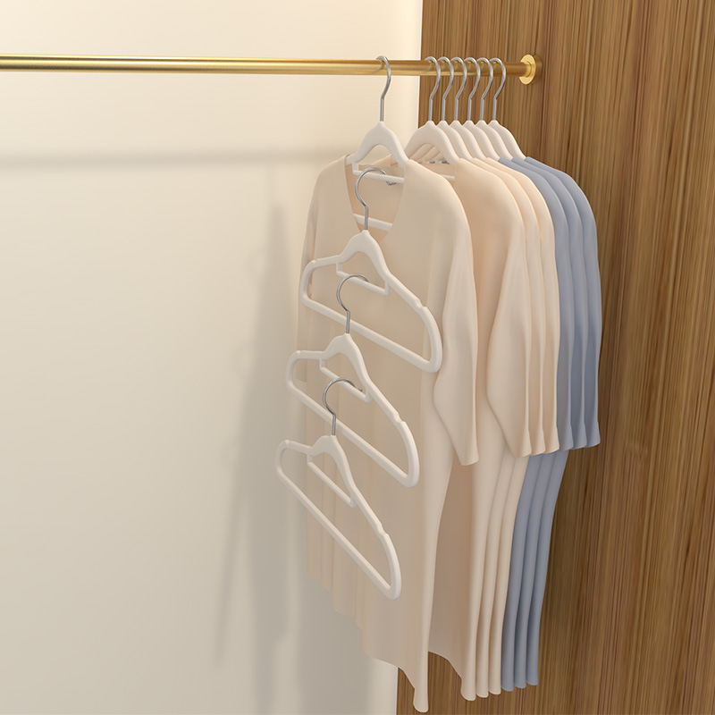 Velvet Hangers Wooden Household Hangers Solid Wood Anti slip - Temu