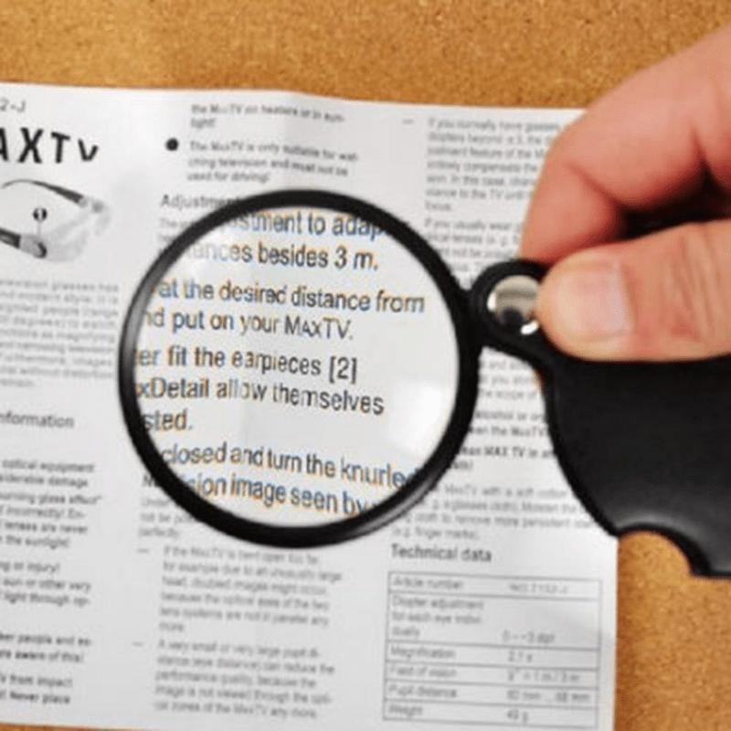 Pocket Magnifying Glass 5x Magnification For Reading Jewelry - Temu