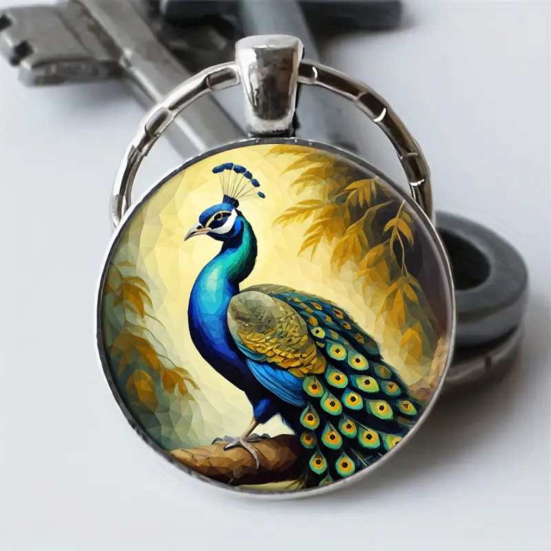 Peacock Keychain - Temu