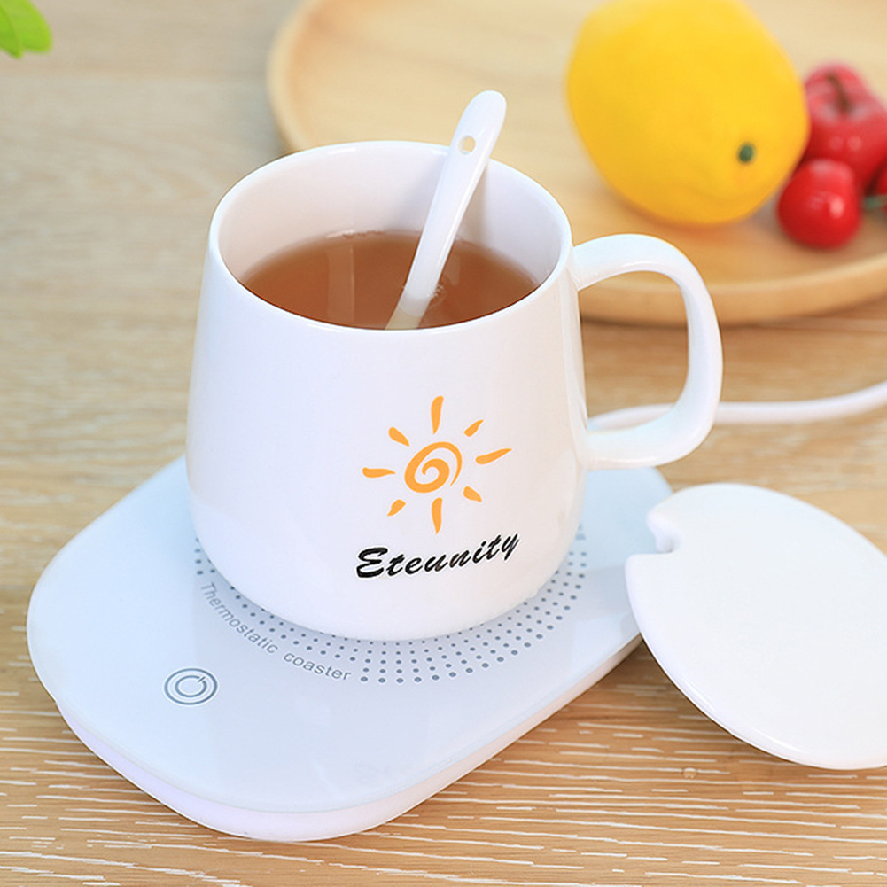 Coffee Cup Warmer Heating Mat Heater for Tea Coffee Milk Home
