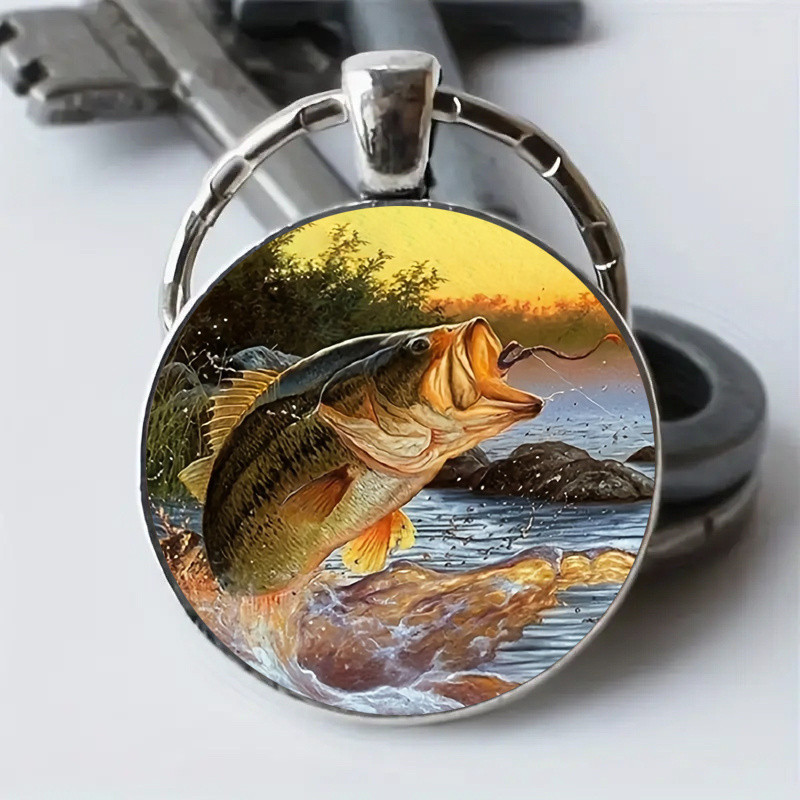 Colorful Painted Fish Keychain Necklace Men Fashion Round Creative Animal  Metal Keychain New Years Birthday Party Jewelry Gifts - Jewelry &  Accessories - Temu Philippines