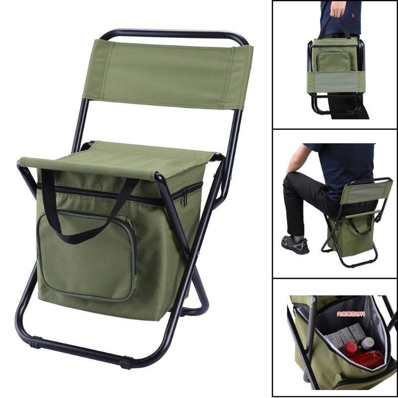 1 Foldable Fishing Chair Backpack Canvas Portable Chair - Temu United  Kingdom