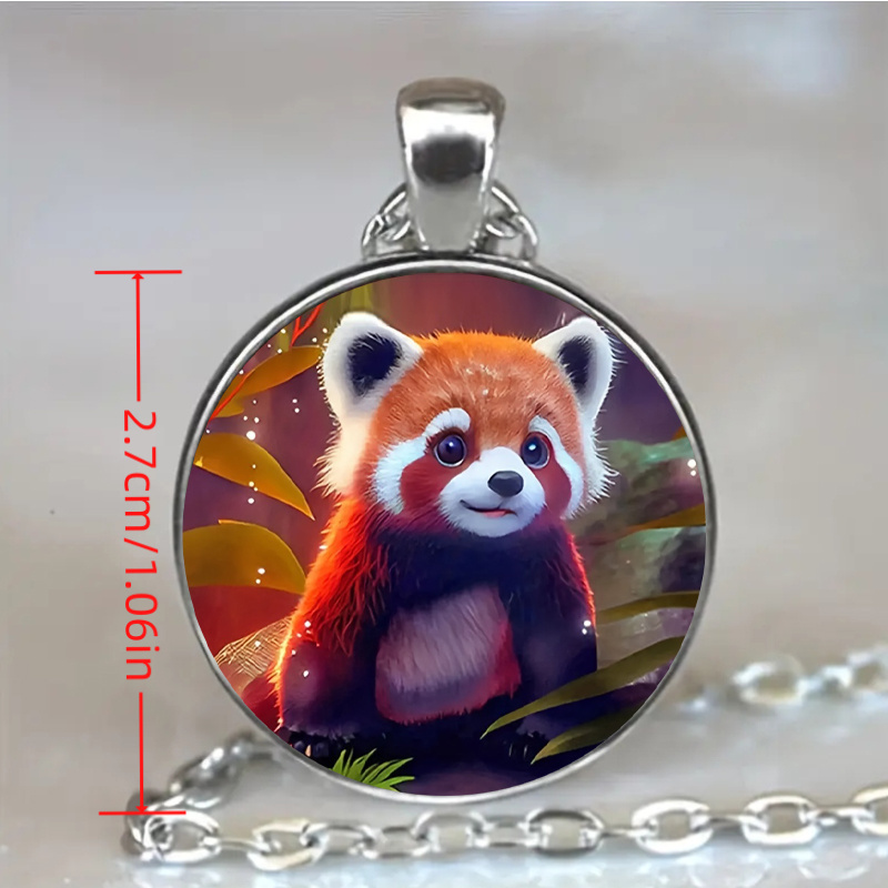 Red sale panda necklace