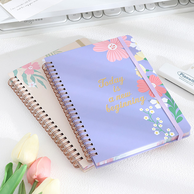 1PC Portable A6 Notebooks Diary Agenda Weekly Planner Writing Paper For  Students Office Supplies 80 Sheets/160 Pages