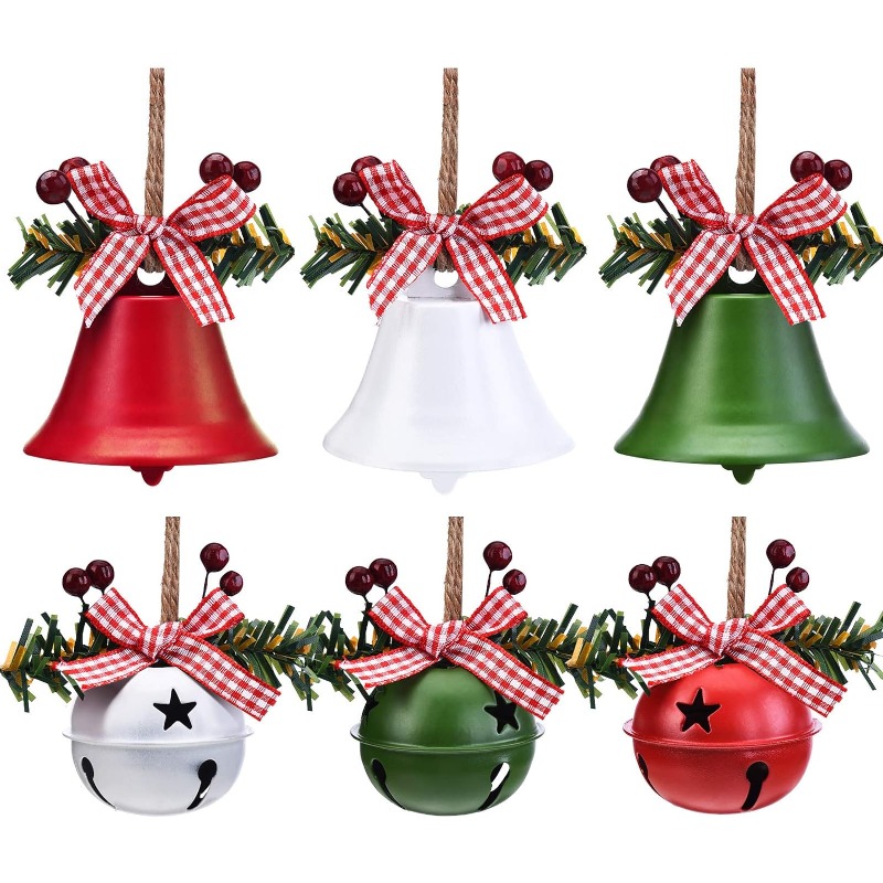 Crafts Bells Bells Colorful Christmas Metal Bell Craft For - Temu