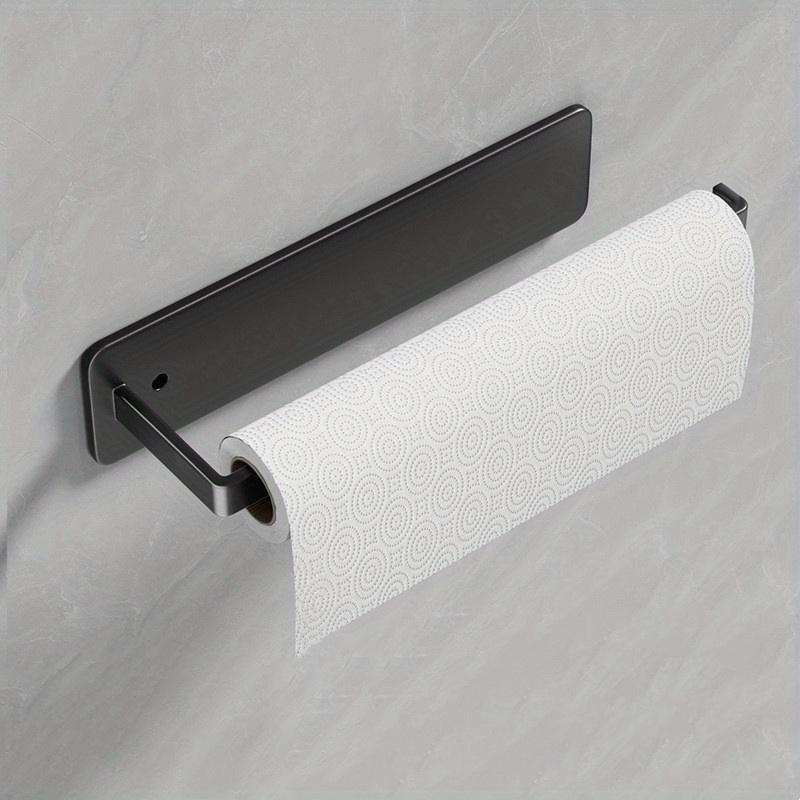 Kitchen Tissue Holder Punch Free Cabinet Paste Paper - Temu