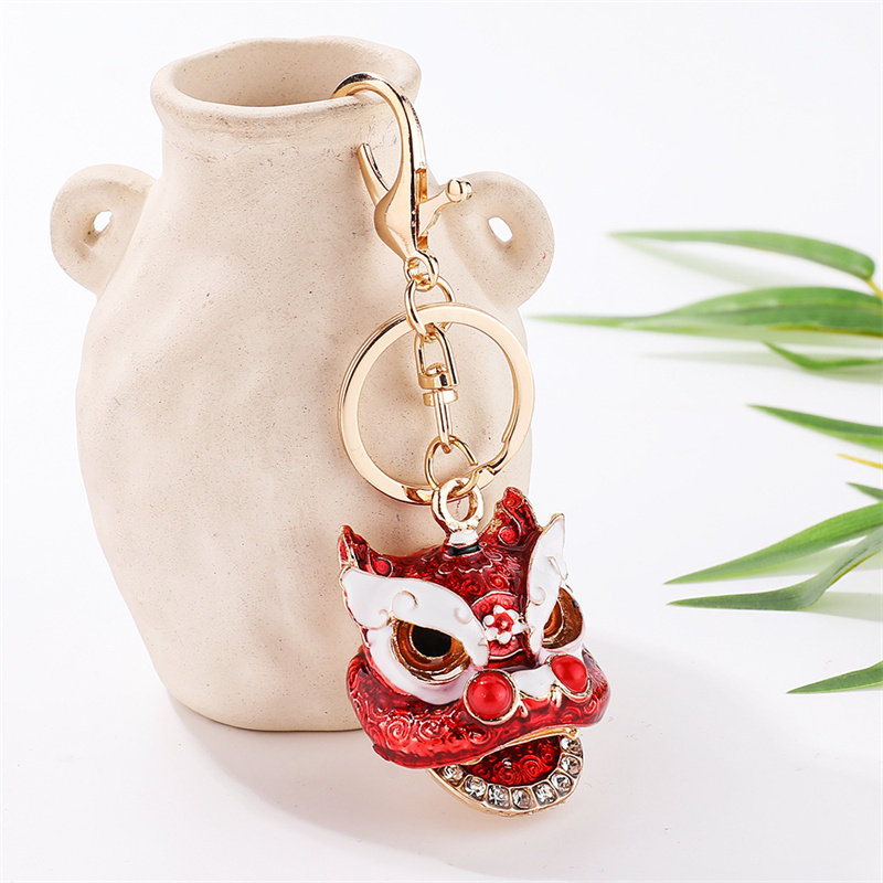 6pcs/set Chinese New Year Decorations 2024 Hanging Chinese Knot Pendant,  Dragon Lion Spring Festival Elements Thickened Laser Double Sided Printing  Re