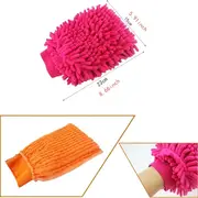 1pc single sided double sided microfiber car wash gloves anti scratch cleaning care tool for cars home kitchen details 4