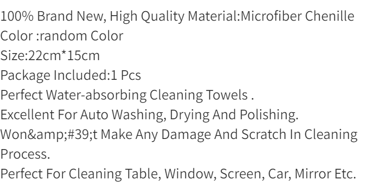 1pc single sided double sided microfiber car wash gloves anti scratch cleaning care tool for cars home kitchen details 8