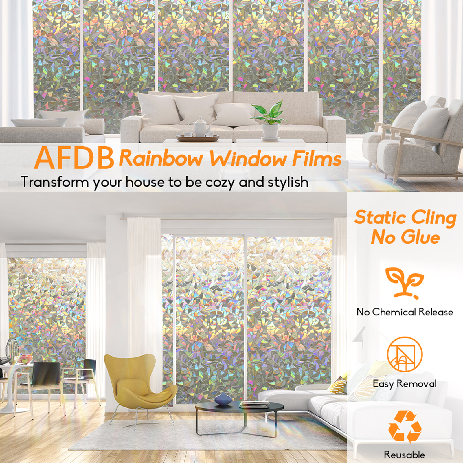 Static Cling Window Film Static Cling Anti uv Frosted Glass - Temu