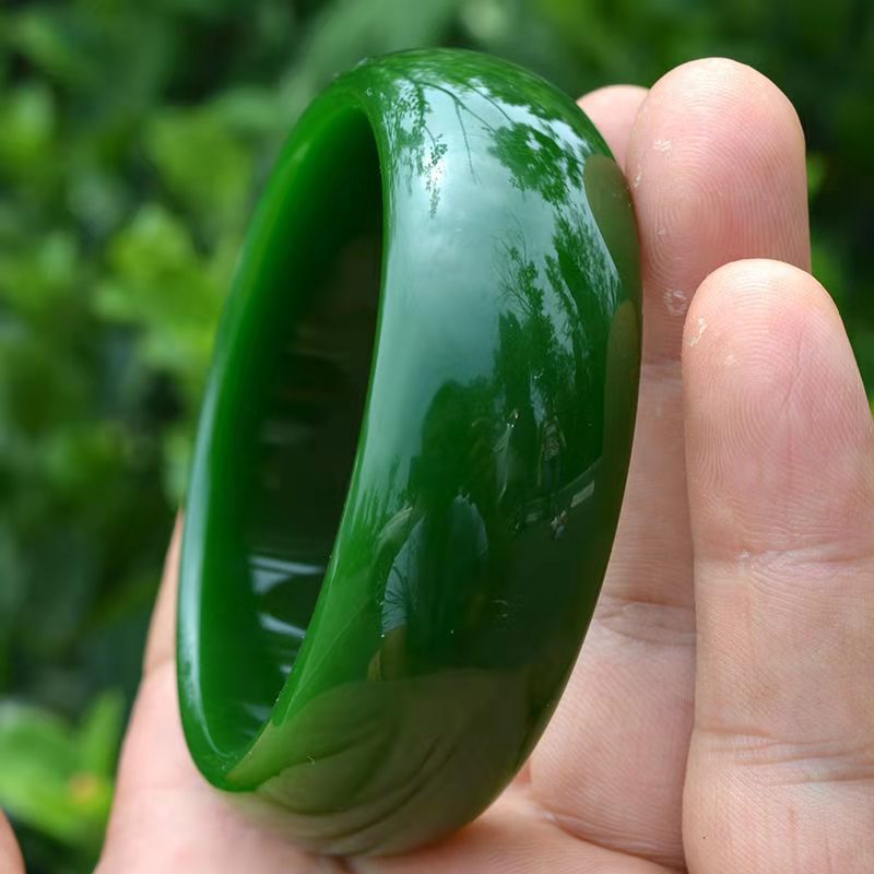 Spinach sale jade bangle