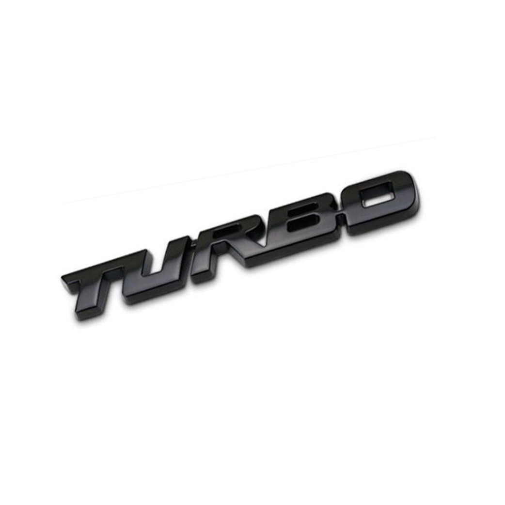 Upgrade Car's Look Premium 3d Metal Turbo Logo Car Emblem! - Temu