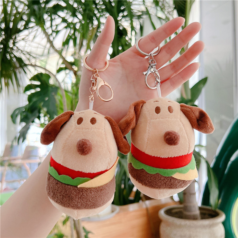 Cheese Hot Dog Plush Pendant Bag Pendant Cheese Hot Dog Cute - Temu