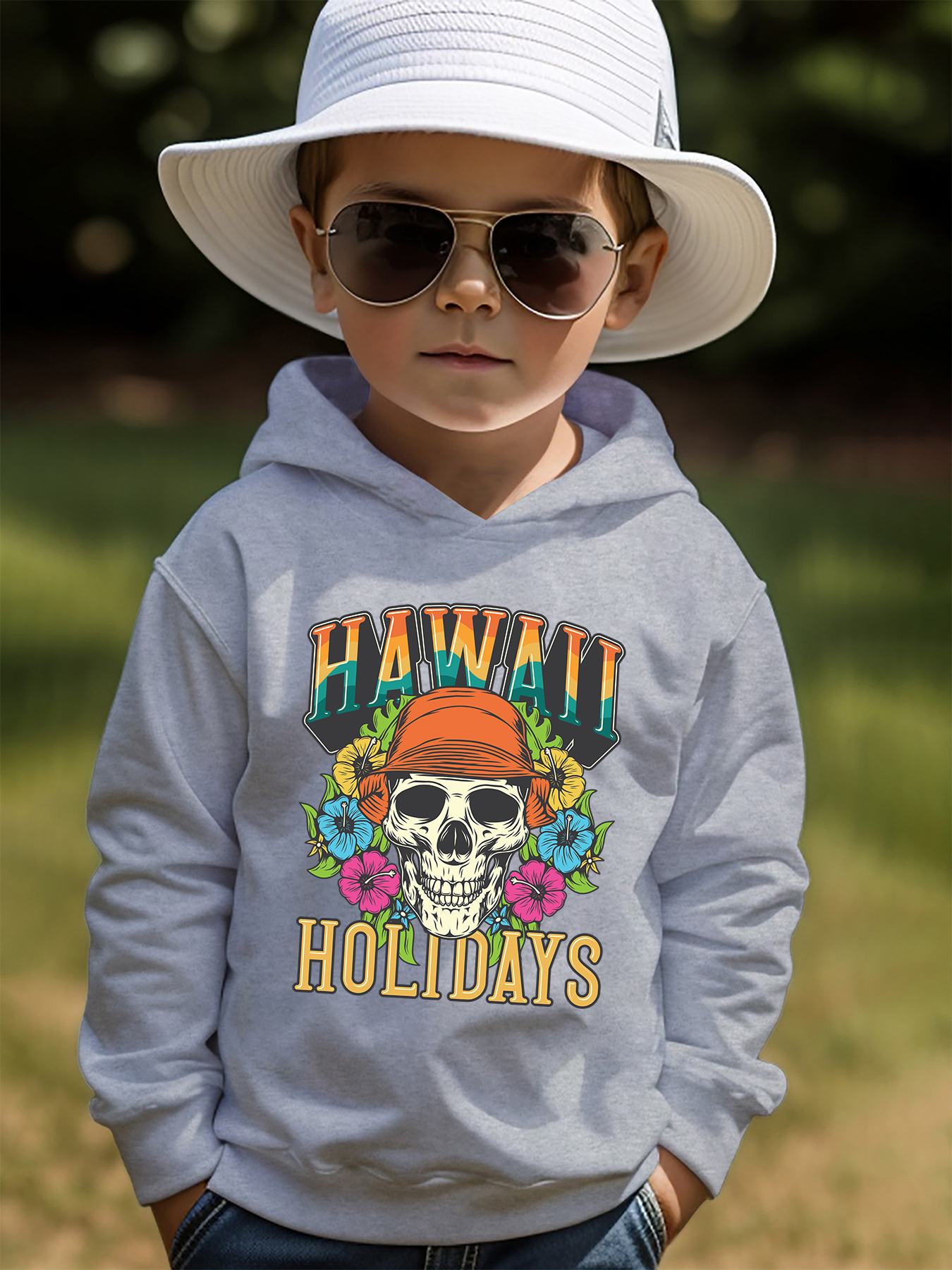 Hawaiian print hoodies new arrivals