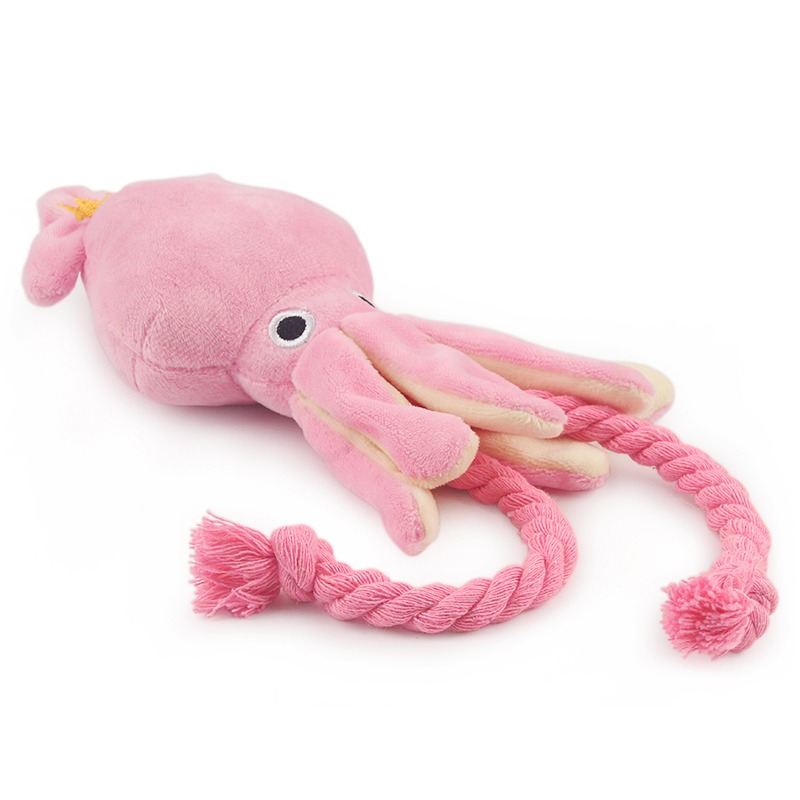 Pet Plush Toy Octopus Dog Toys Plush Dog Toy For Puppy - Temu