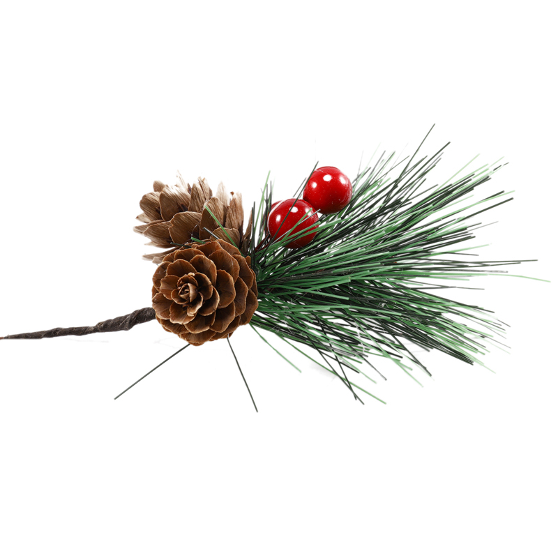 Christmas Berries Pine Picks Artificial Red Berry Pine Branches Long Faux  Pine Stem With Pinecones For Xmas Tree Wreath Diy Craft Floral Arrangement,  Scene Decor, Festivals Decor, Room Decor, Theme Party Decor